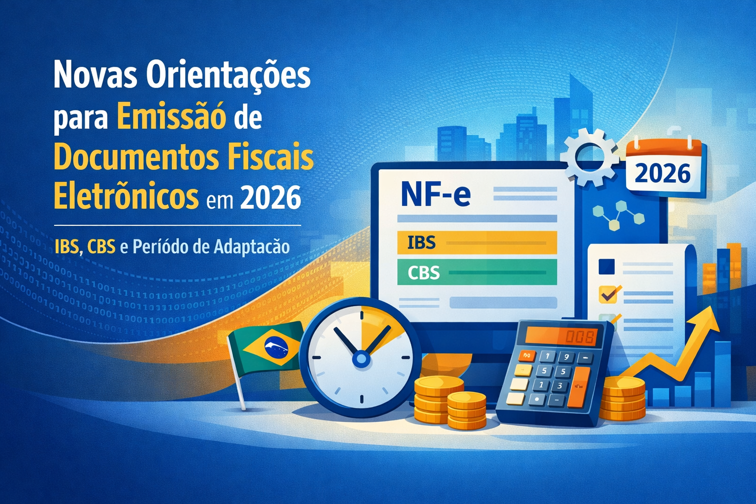 Novas orientações para emissão de documentos fiscais eletrônicos em 2026: campos de IBS e CBS e período de adaptação