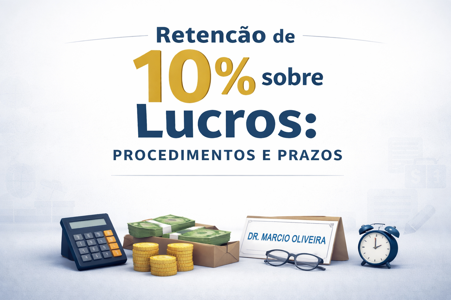 Retenção de 10% sobre lucros: Procedimentos e prazos