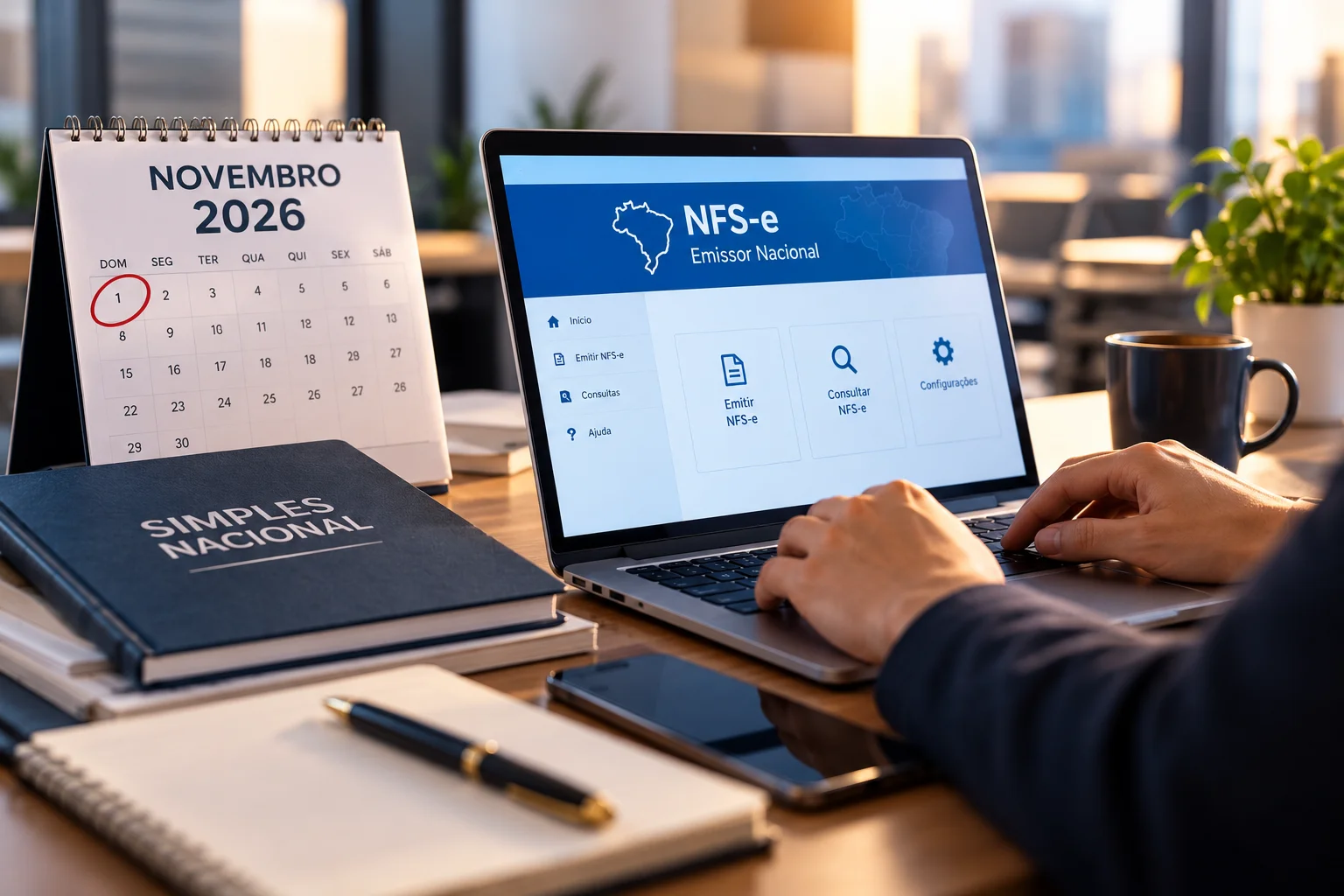 NFS-e Nacional será obrigatória para empresas do Simples a partir de 1º de novembro